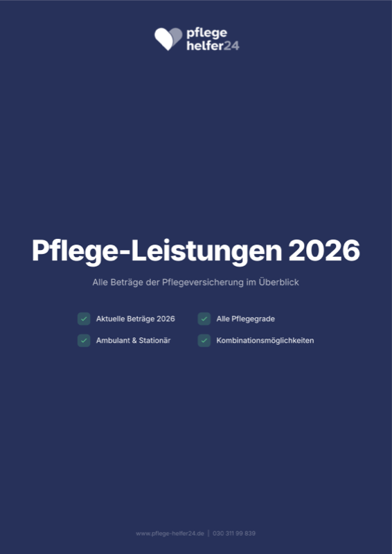 Pflege-Leistungsübersicht 2026 Vorschau