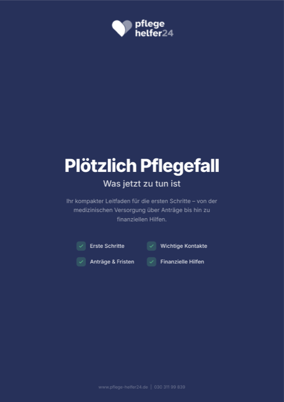 Pflegefall — Erstschritte Ratgeber Vorschau