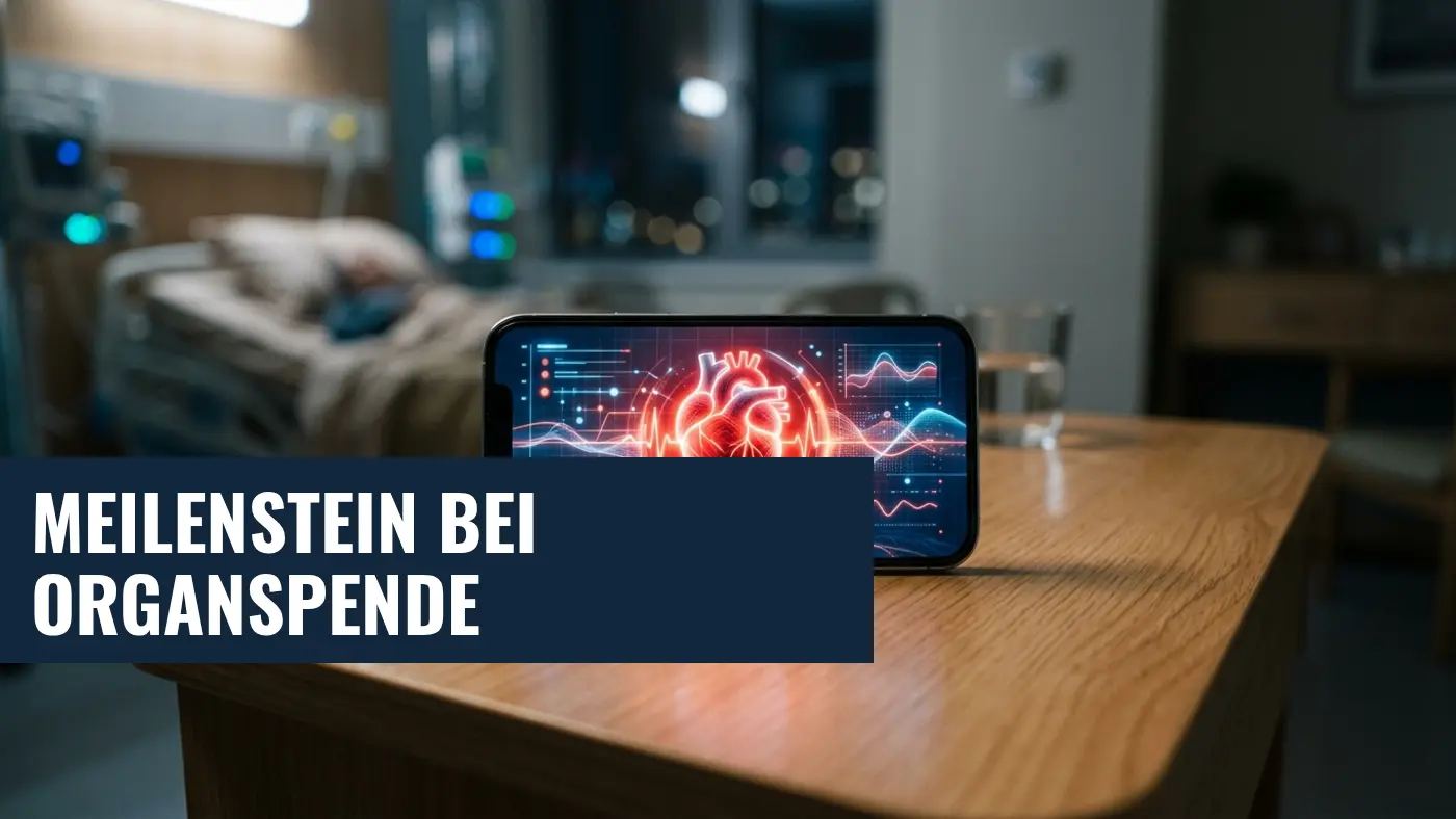 Digitales Organspenderegister: Über 500.000 Einträge nach 2 Jahren