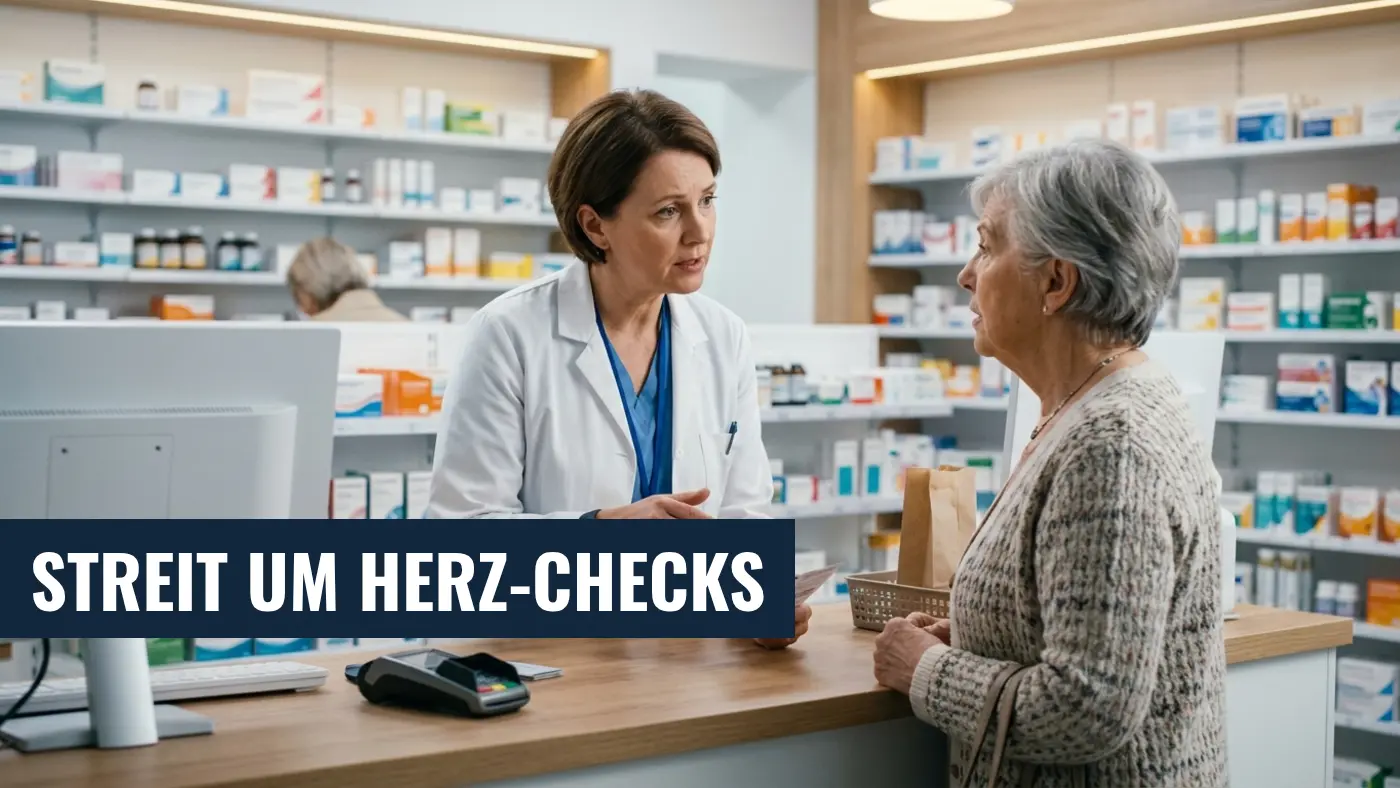 Herz-Checks in der Apotheke? Internisten warnen vor Plänen der Regierung