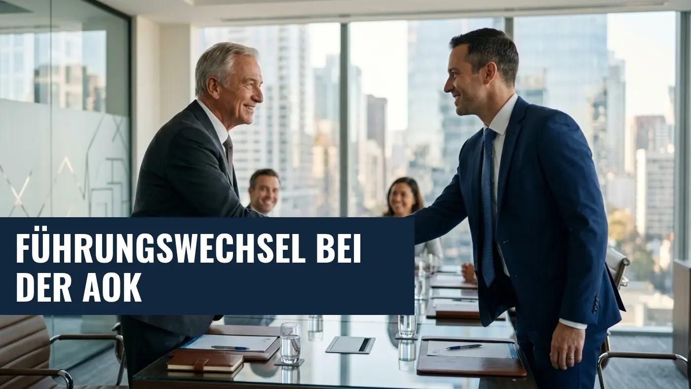 Führungswechsel beim AOK-Bundesverband: Schäffer übernimmt