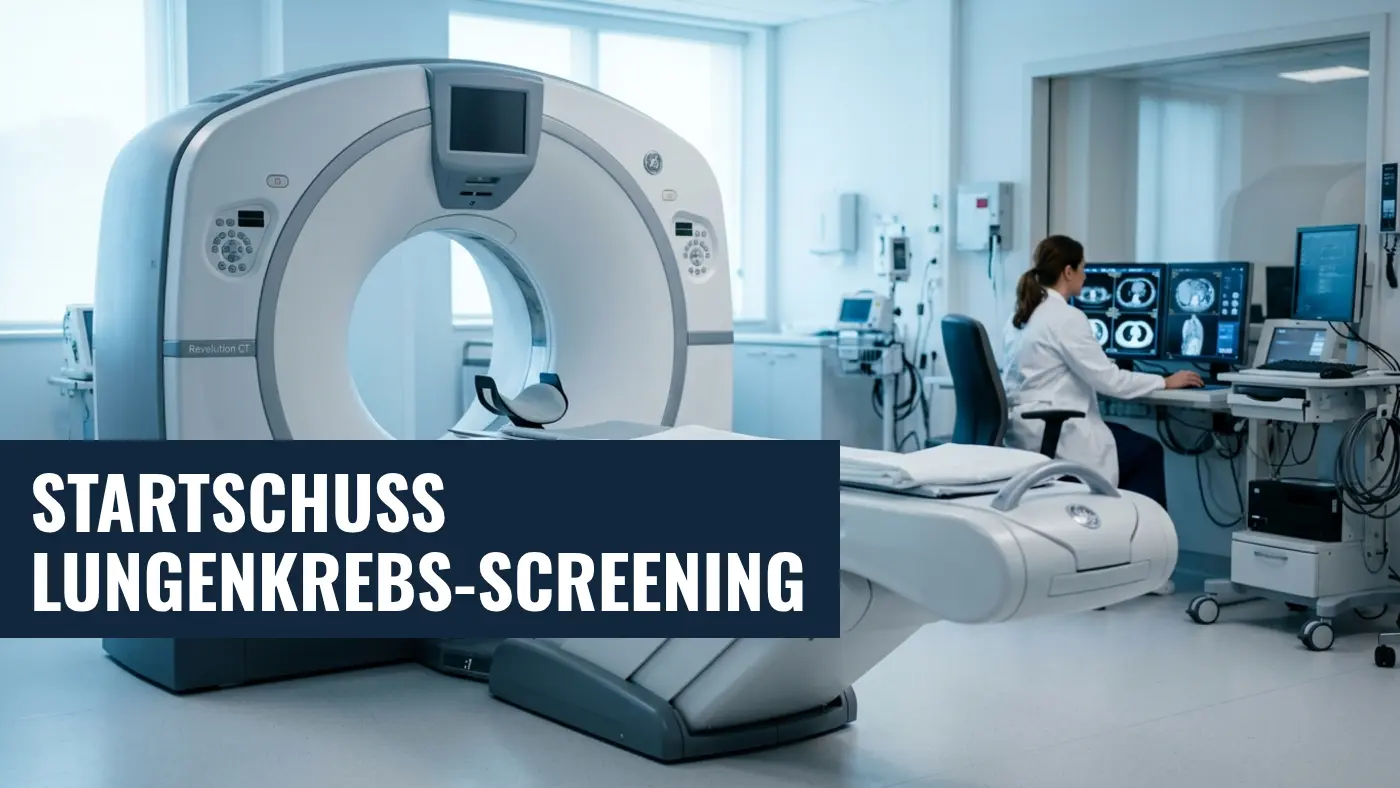 Neues Lungenkrebsscreening startet im April: 3.200 Radiologen bereit
