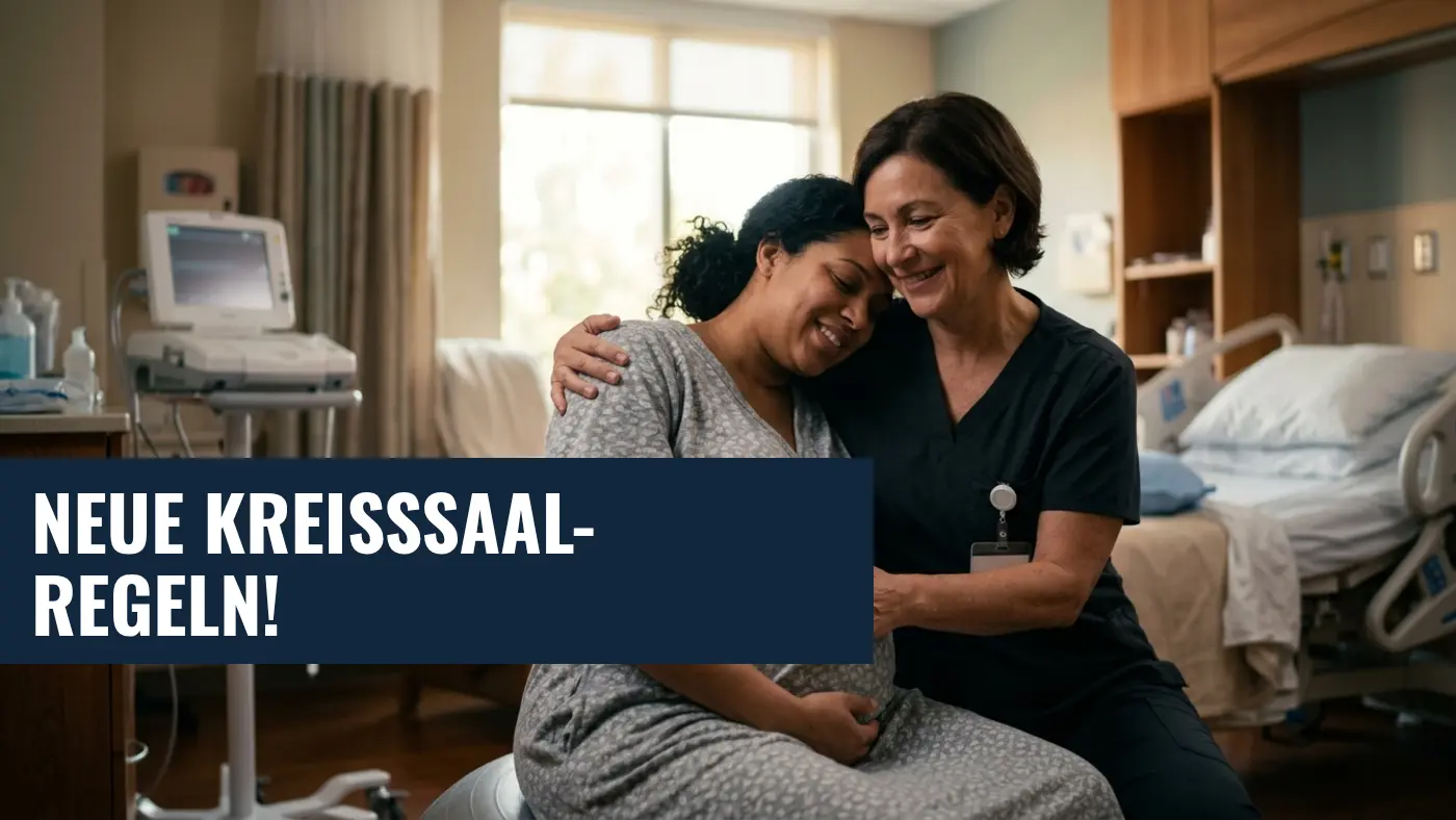 Neue Mindestanforderungen: G-BA regelt hebammengeleitete Kreißsäle