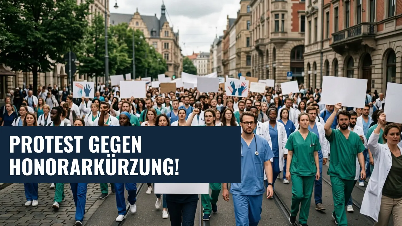 Psychotherapeuten protestieren gegen Honorarkürzung ab April