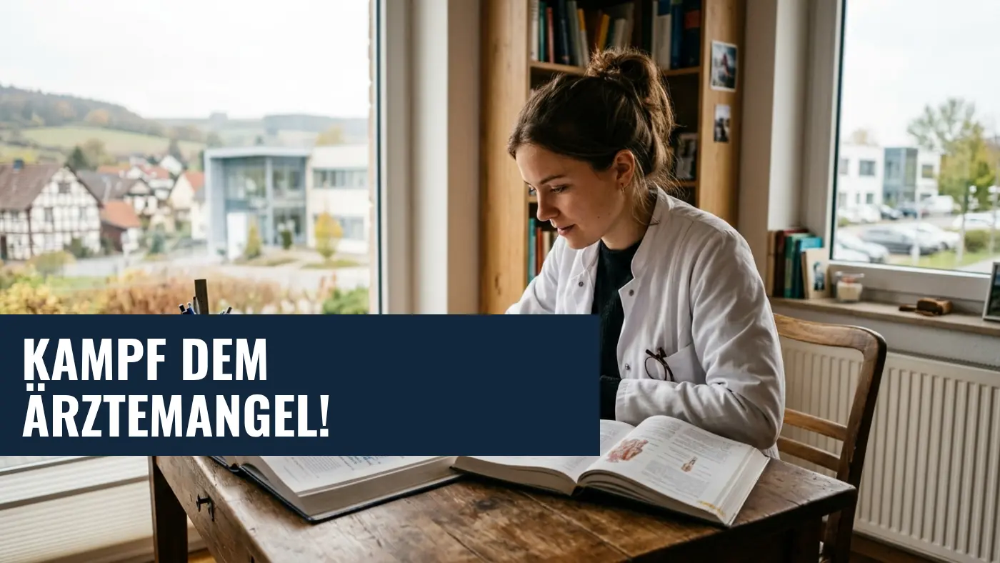 Ärztemangel auf dem Land: Kommunen vergeben Stipendien an Studenten