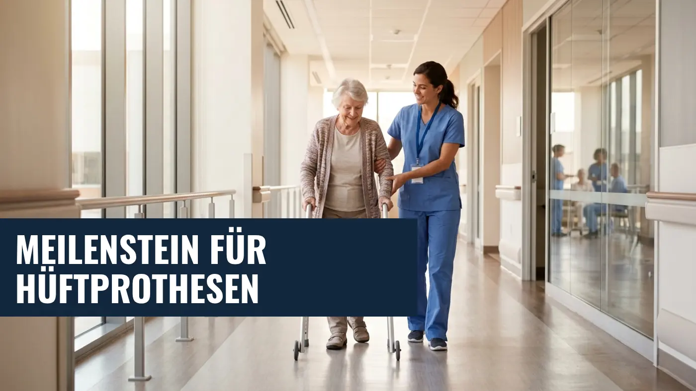 Moderne Hüftprothesen: Haltbarkeit steigt auf über 25 Jahre