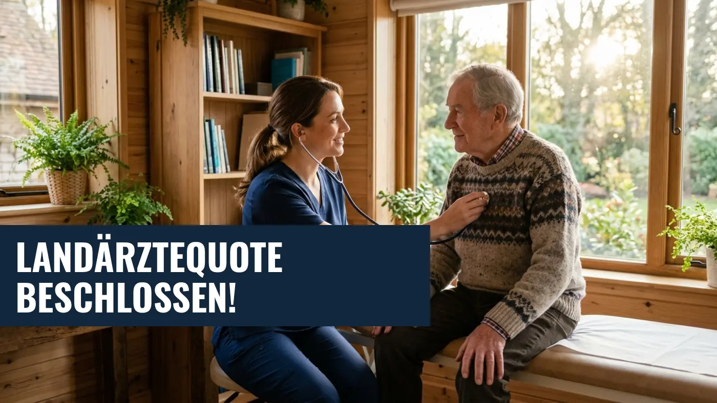 Landärztequote Brandenburg 2026: 10 Prozent der Studienplätze reserviert