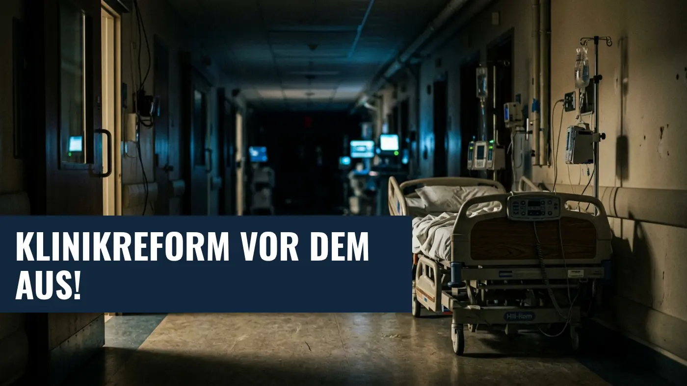 Krankenhausreform 2026: Neuer Streit gefährdet den Beschluss