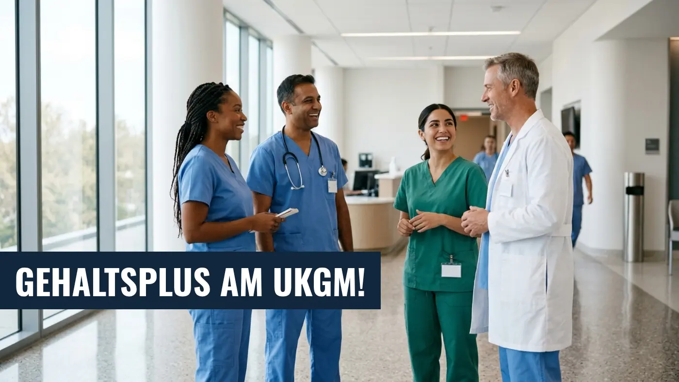 Tarifabschluss UKGM 2026: Mehr Gehalt und Zulagen für Pflegekräfte