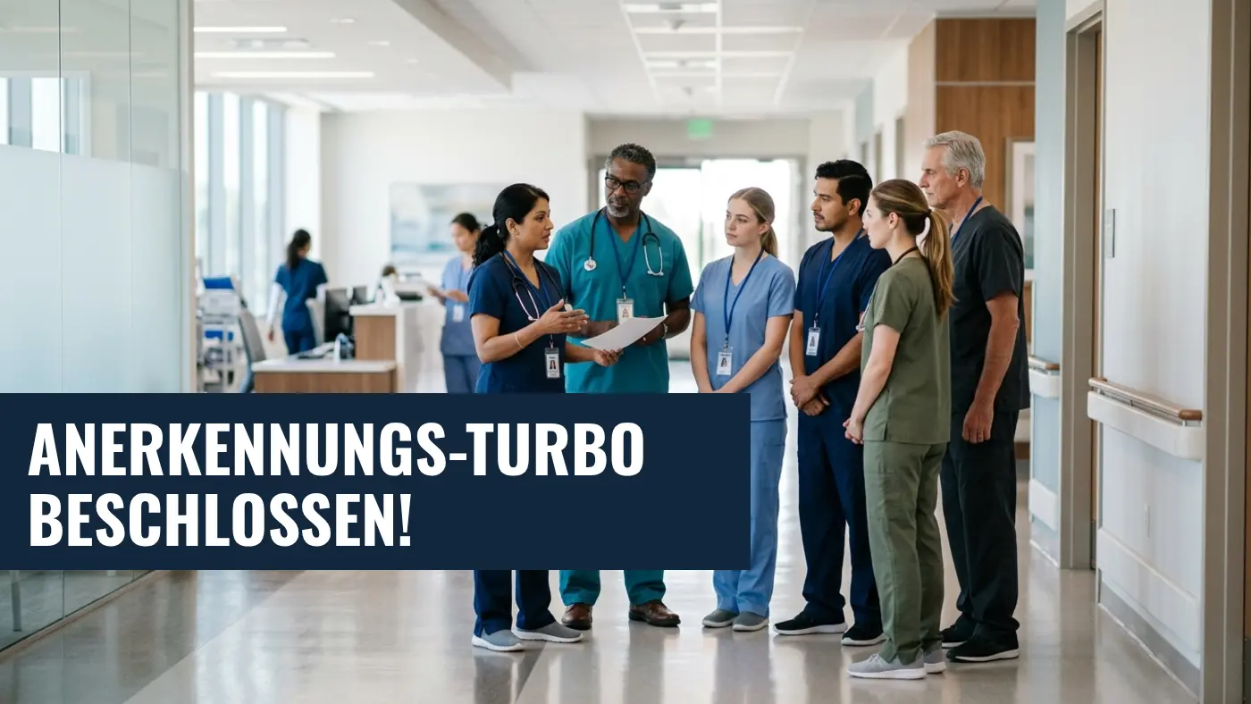 Bundestag beschließt Gesetz zur schnelleren Anerkennung von Heilberufen