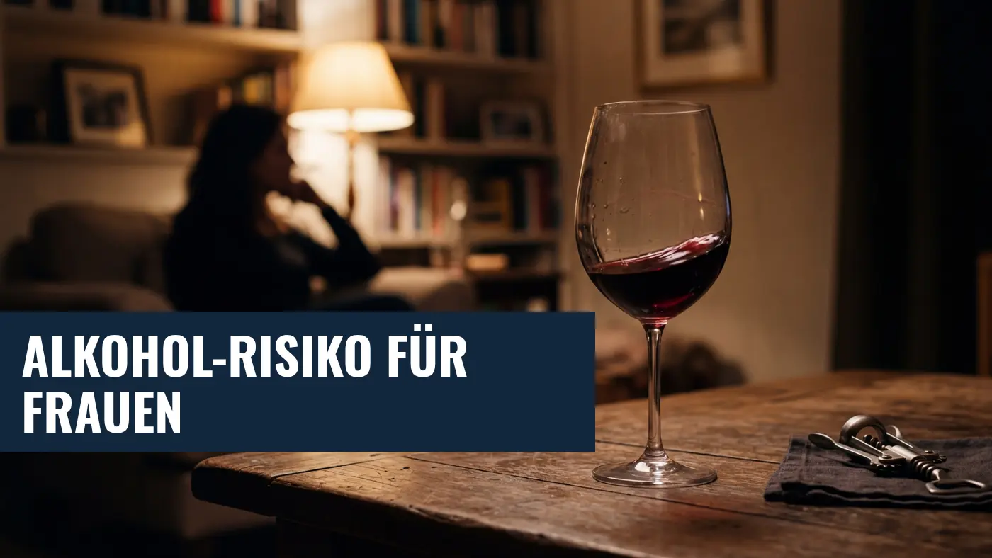 Alkoholkonsum: Warum das Risiko für Frauen deutlich höher ist