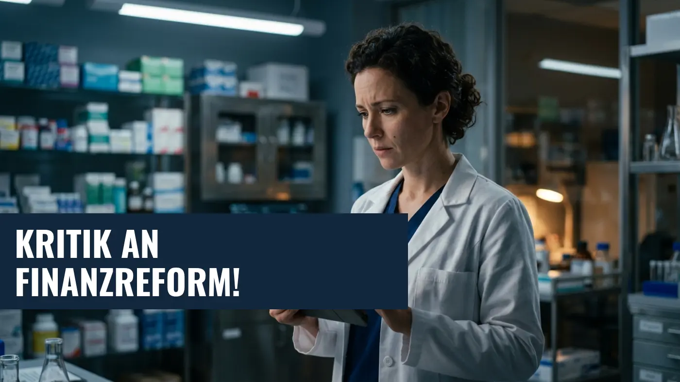 Gesundheitsreform 2026: Pharma Deutschland kritisiert Finanzkommission
