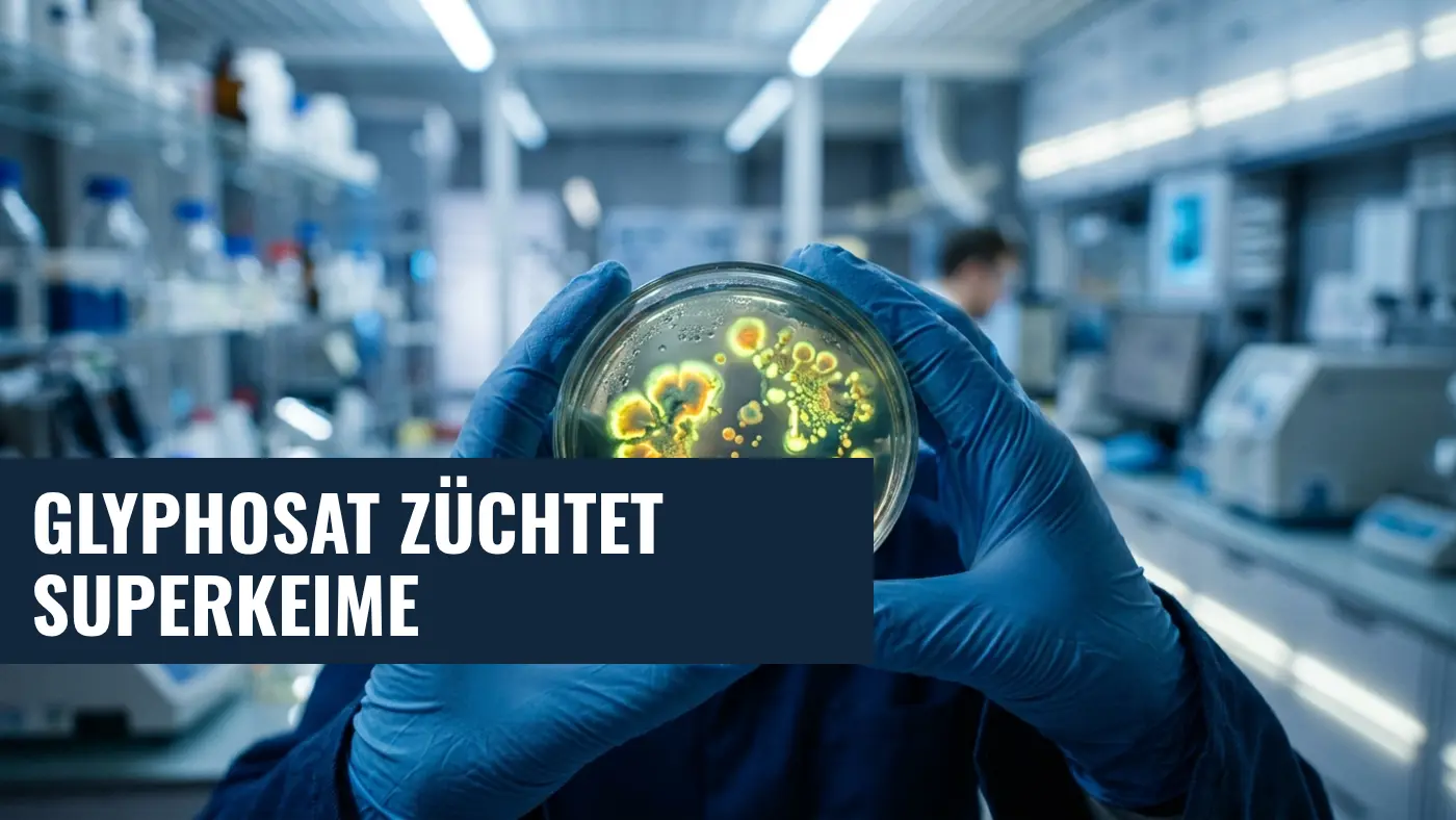 Glyphosat & Antibiotikaresistenz: Studie warnt vor Superkeimen