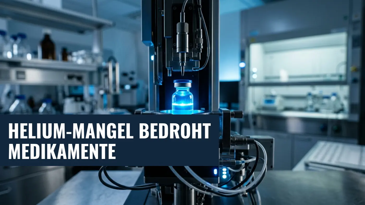 Heliumknappheit: Blockade gefährdet deutsche Arzneimittelversorgung