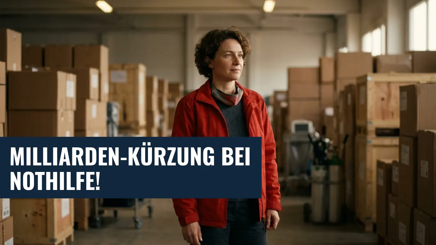 DRK kritisiert Kürzungen bei humanitärer Hilfe scharf