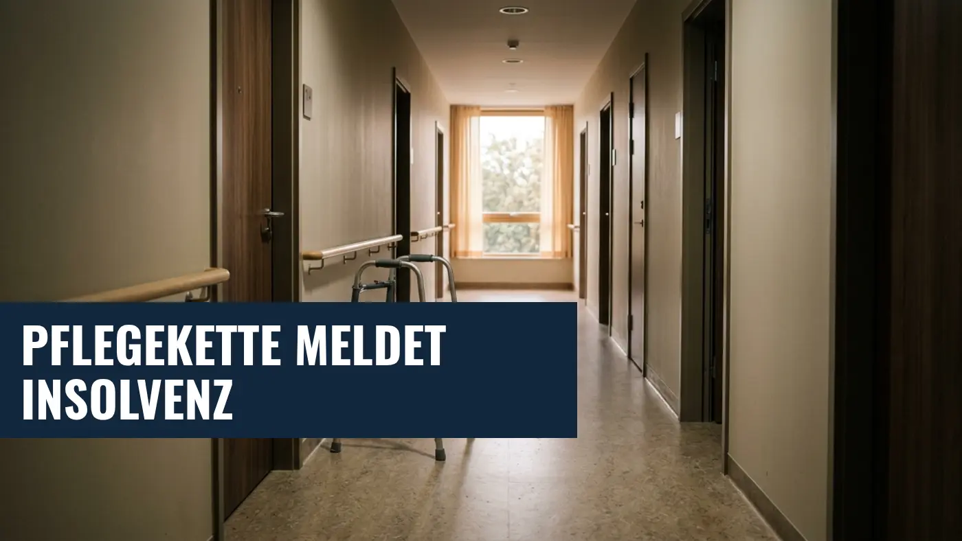 Ambiente Care Süd insolvent: Pflegekette stellt Insolvenzantrag