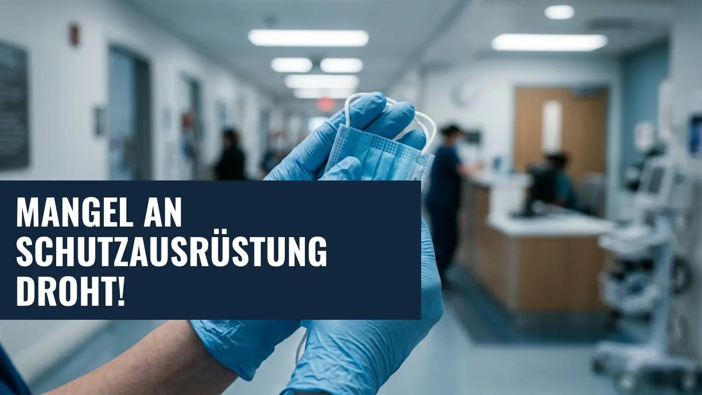 Engpässe bei Schutzausrüstung: DKG warnt vor Mangel in der Pflege
