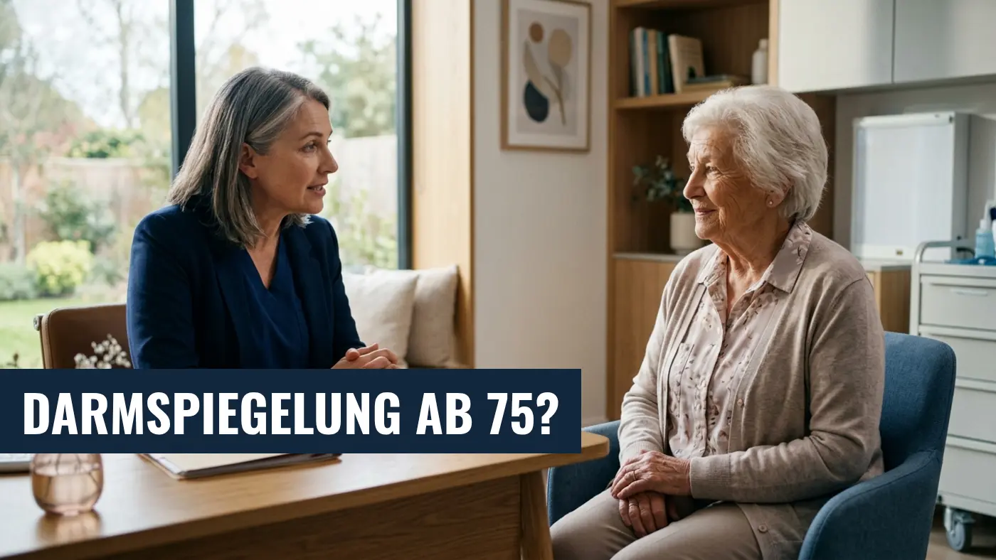 Darmkrebsvorsorge ab 75 Jahren: Studie stellt Nutzen der Darmspiegelung infrage