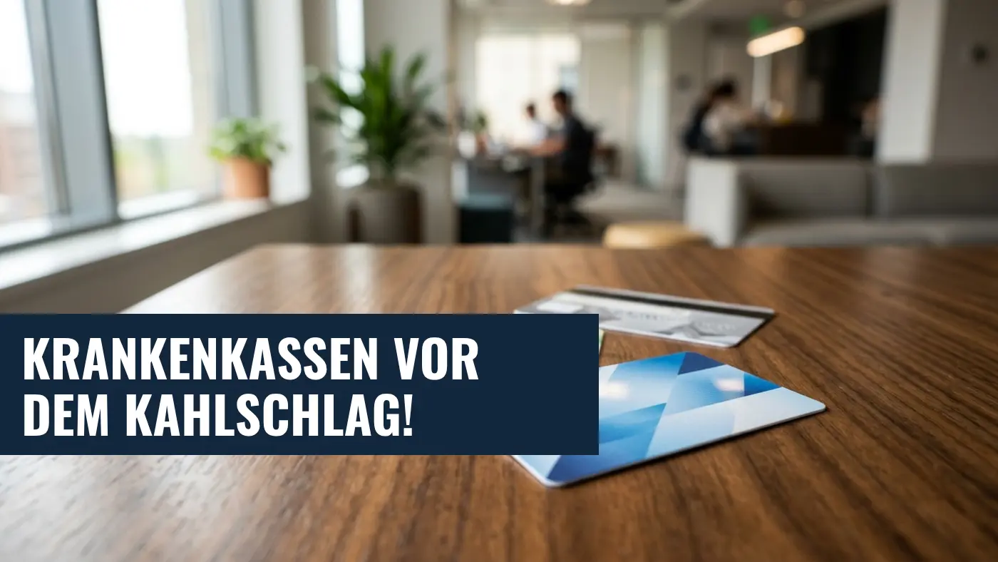 Krankenkassen-Reform: CDU fordert Reduzierung auf 10 Kassen