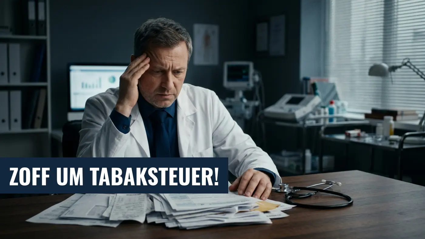 Höhere Tabaksteuer 2026: Hausärzte kritisieren Zweckentfremdung