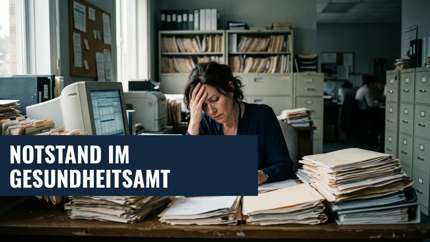 Personalnot & Digitalisierungsstopp: Gesundheitsämter warnen