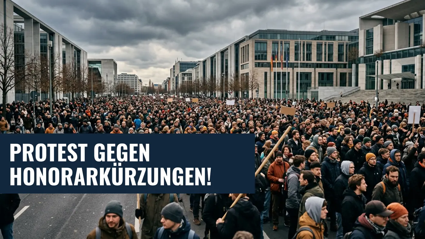 Psychotherapie-Proteste: Tausende demonstrieren gegen Honorarkürzungen