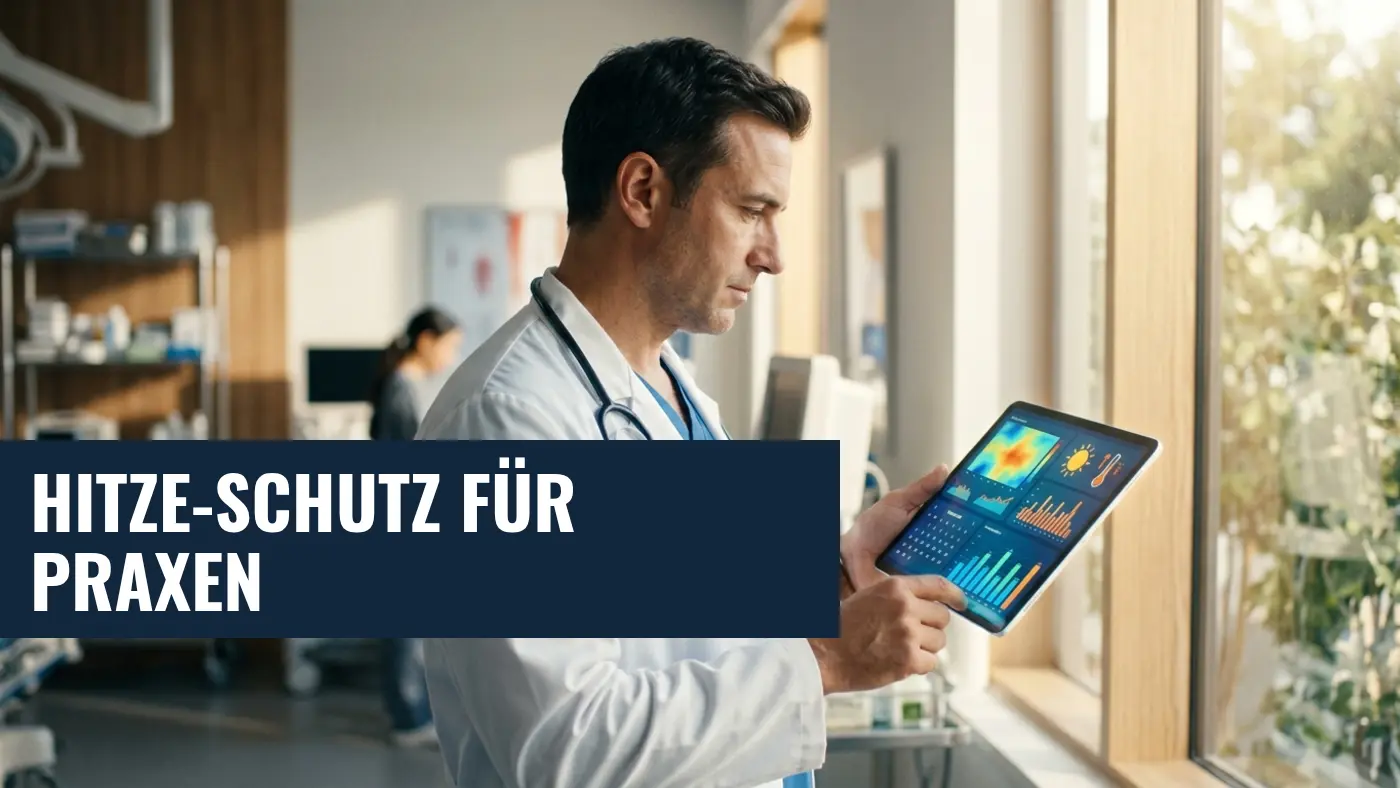 Klima-Toolbox für Arztpraxen: Schutz vor Hitze & Extremwetter