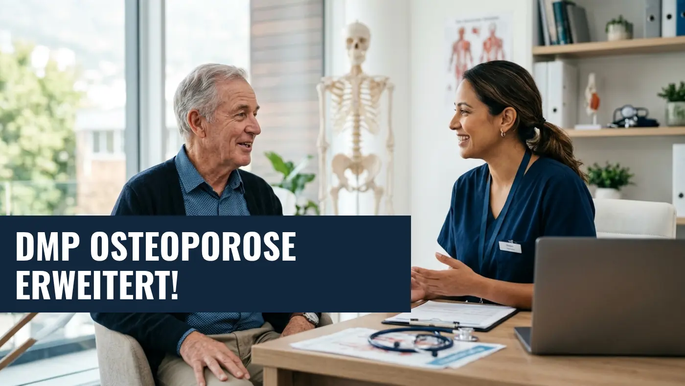 DMP Osteoporose: G-BA senkt Altersgrenze für Männer auf 50 Jahre