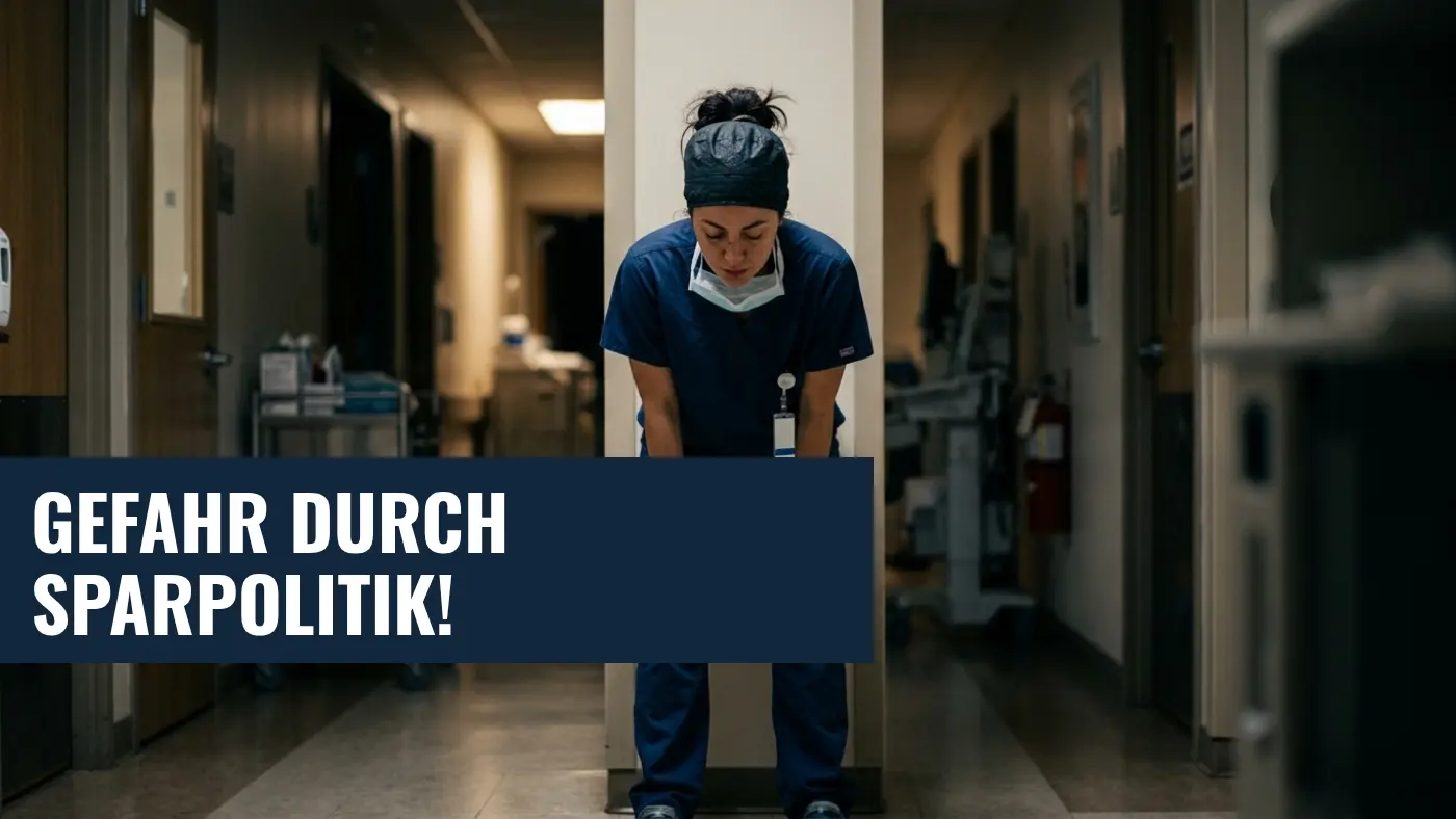 Pflegebündnis warnt: Sparpolitik gefährdet Patienten und Pflegekräfte