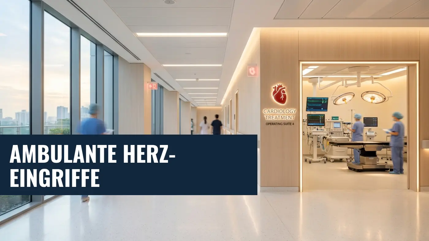 Same Day Discharge: Ambulante Herz-Eingriffe dank Hybrid-DRG