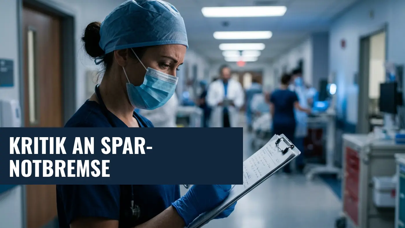 GKV-Finanzierung: Hartmannbund kritisiert Spar-Notbremse von Warken