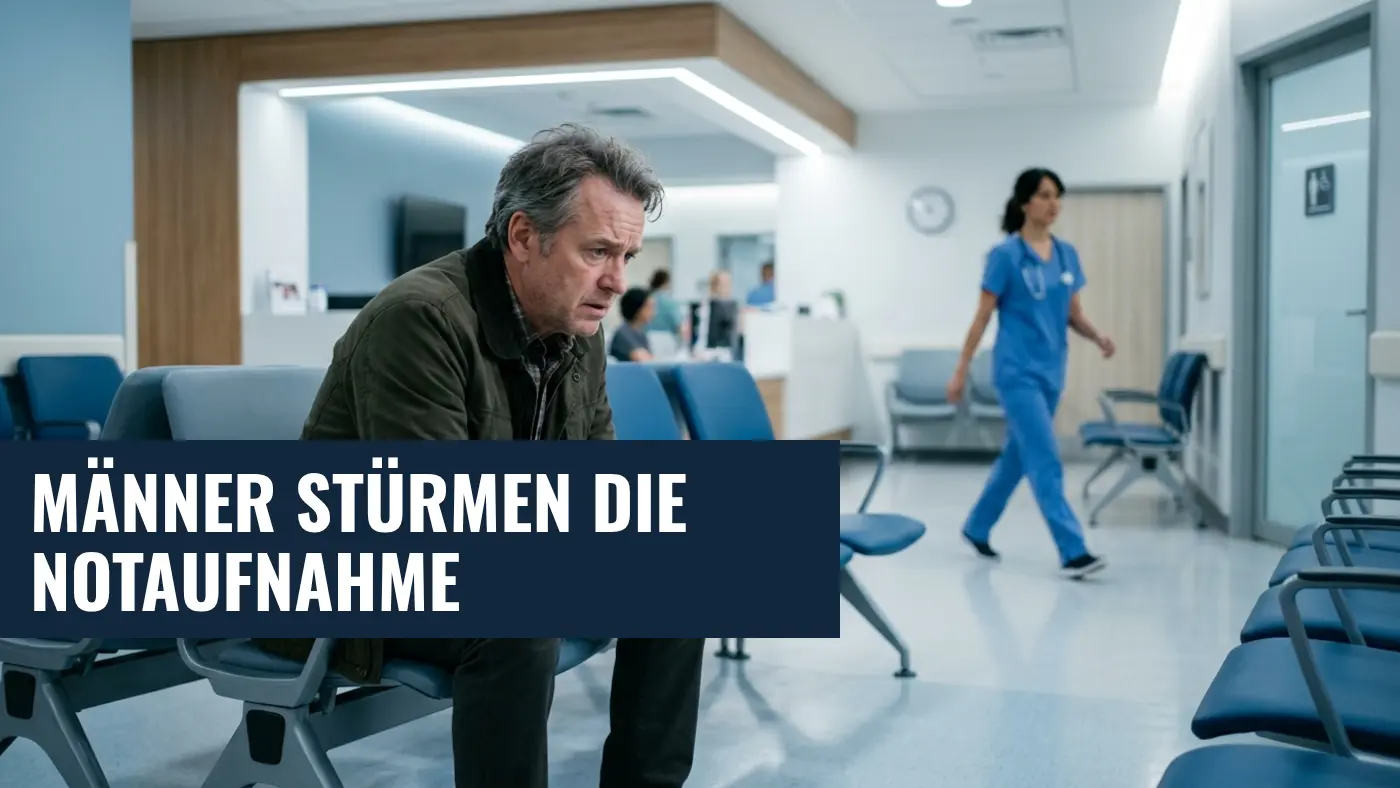 Umfrage: Männer gehen bei Beschwerden häufiger in die Notaufnahme als Frauen