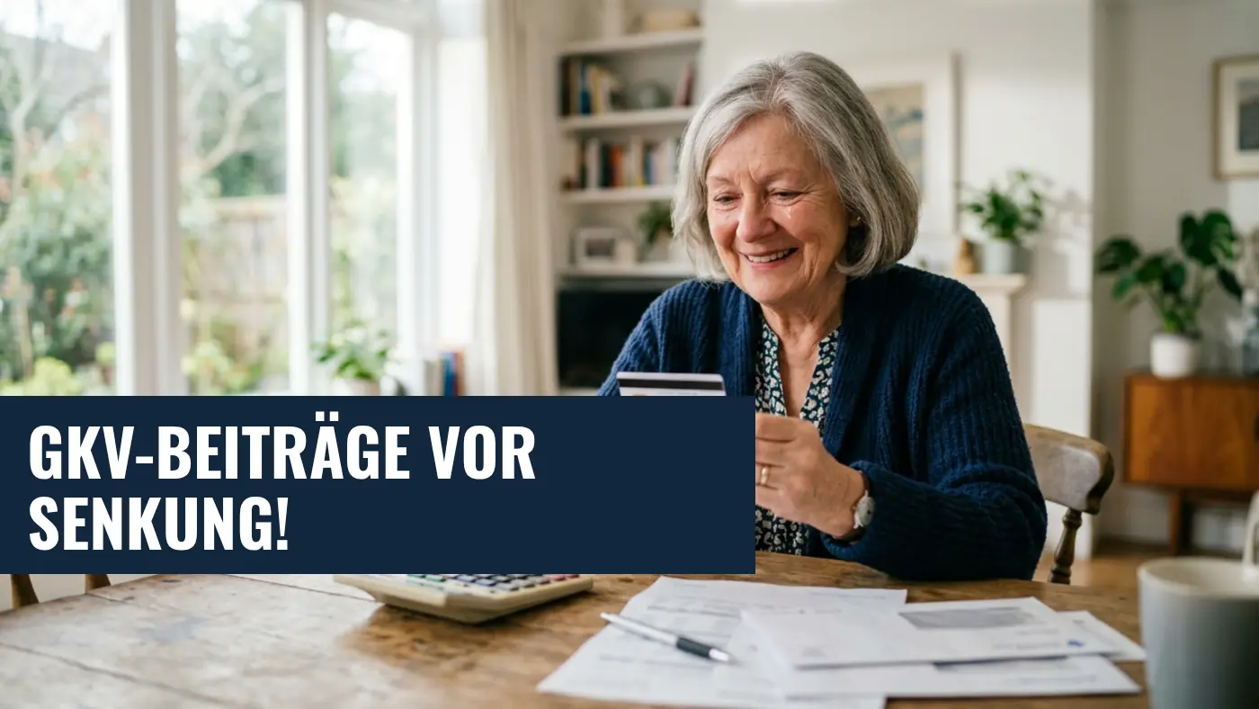 GKV-Beiträge 2026: Spitzenverband stellt Beitragssenkung in Aussicht