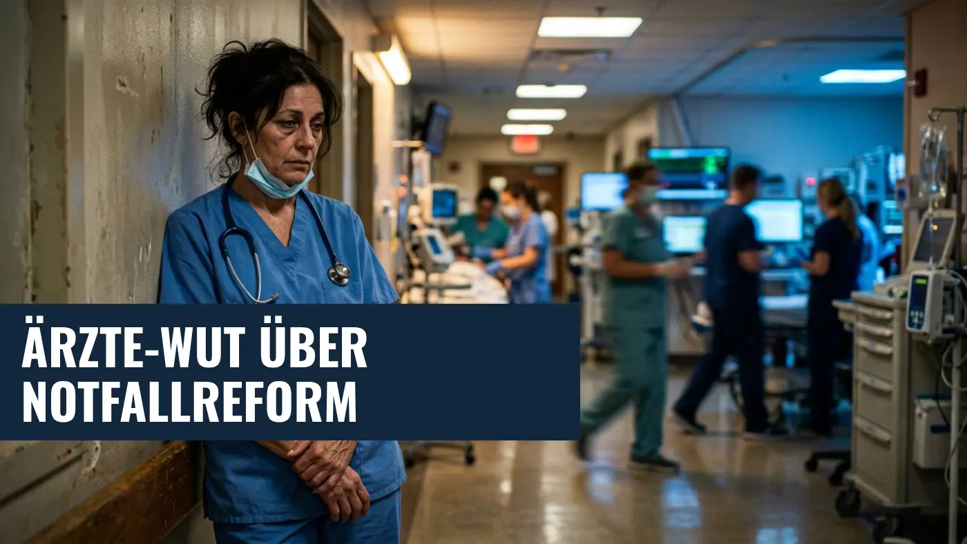 Notfallreform 2026: Massive Kritik von Ärzten und Krankenhäusern