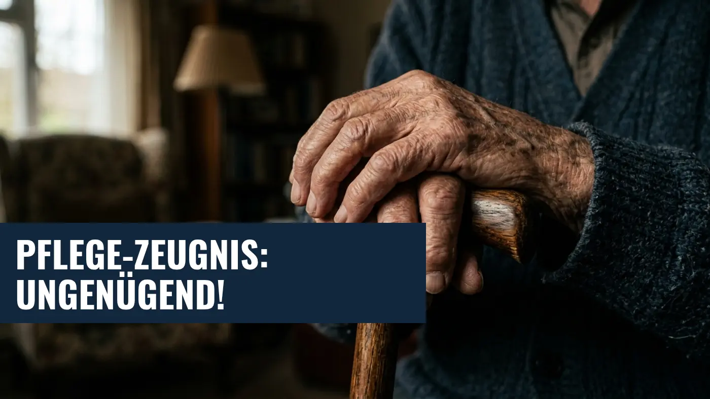 Pflegepolitik: 44 % bewerten Bundesregierung als ungenügend