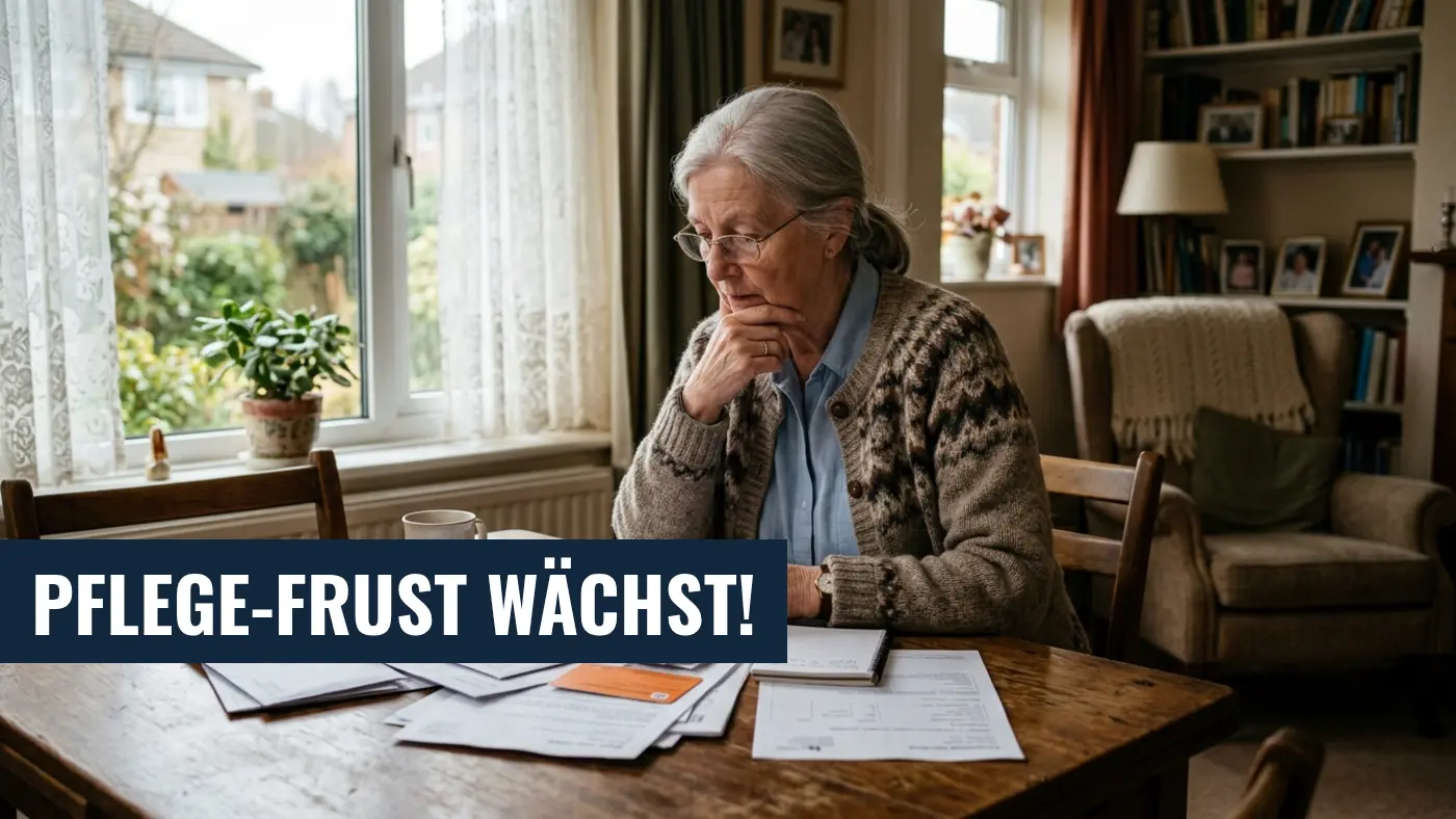 AOK-Umfrage: Mehrheit unzufrieden mit Pflegepolitik der Regierung