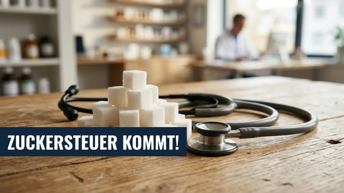 Neue Zuckersteuer: Regierung plant GKV-Stabilisierung
