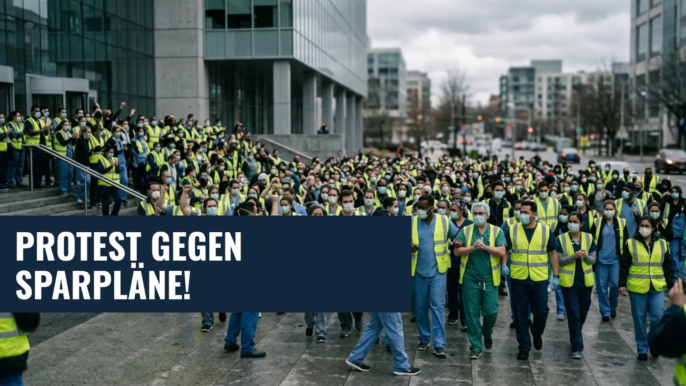 GKV-Stabilisierungsgesetz beschlossen: Verdi & Linke protestieren