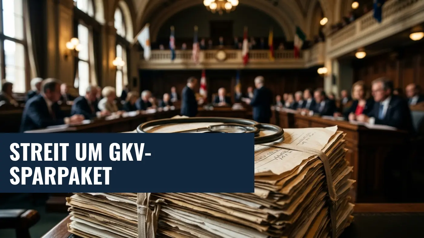 GKV-Sparpaket 2026: Kabinett beschließt Gesundheitsreform – SPD fordert Änderungen