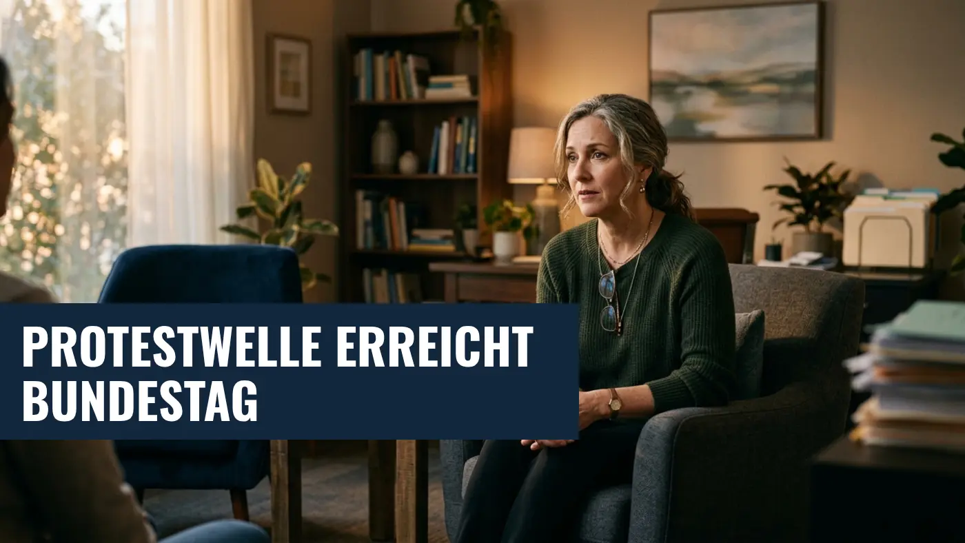 Psychotherapie-Petition erreicht Quorum in Rekordzeit | PflegeHelfer24