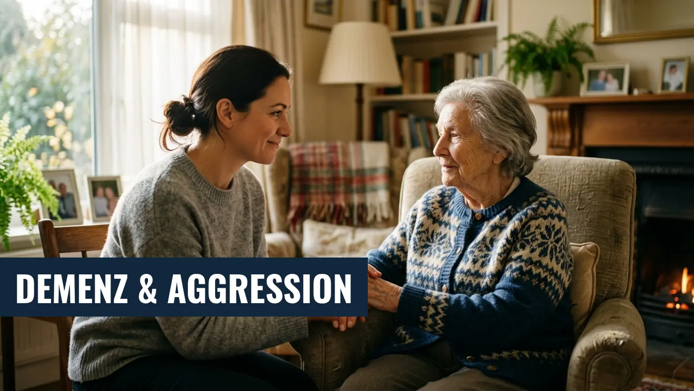 Aggression bei Demenz: Ursachen & Tipps für pflegende Angehörige