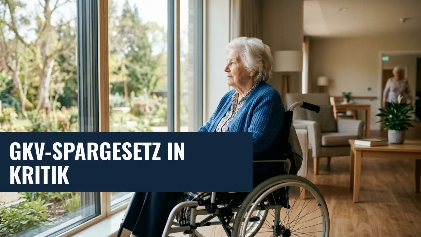GKV-Spargesetz 2026: Warnung vor Engpässen bei Hilfsmitteln