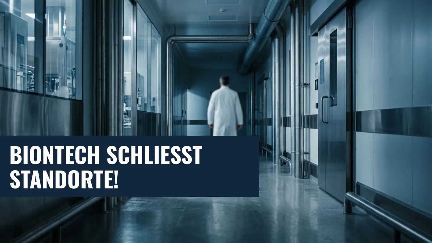 Biontech schließt Standorte: 1.860 Stellen vor dem Aus