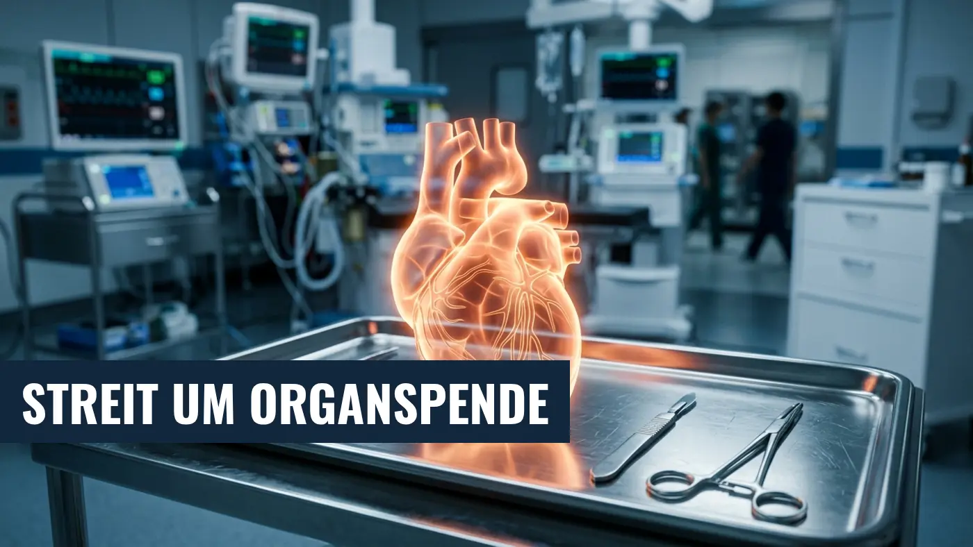 Organspende 2026: Bundestag debattiert über Widerspruchsregelung