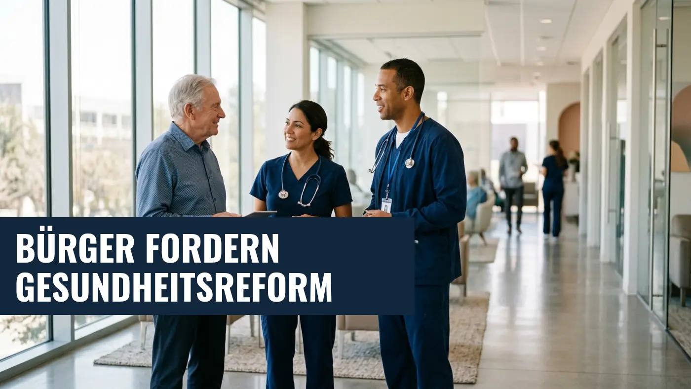 Gesundheitsreform: 90 % der Deutschen fordern radikalen Umbau