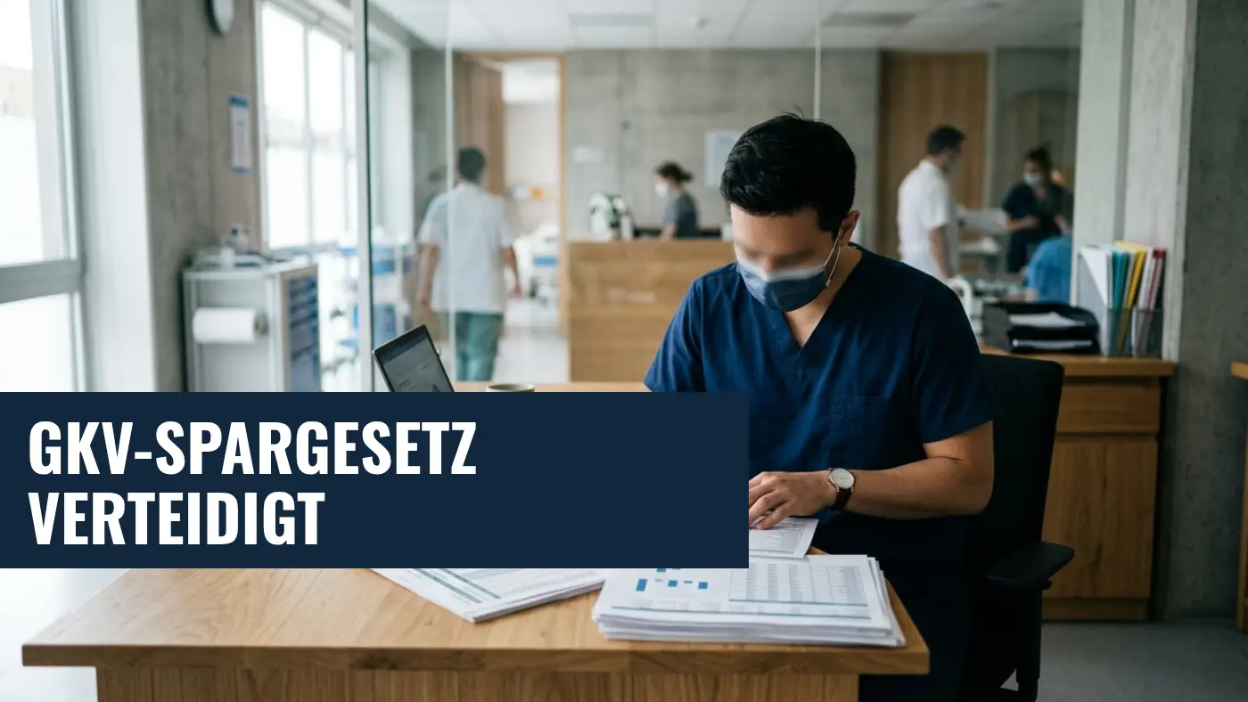 GKV-Spargesetz: Gesundheitsministerin Warken verteidigt Eilverfahren