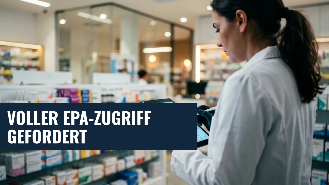 Gleiche ePA-Rechte wie Ärzte: Apotheker fordern vollen Datenzugriff