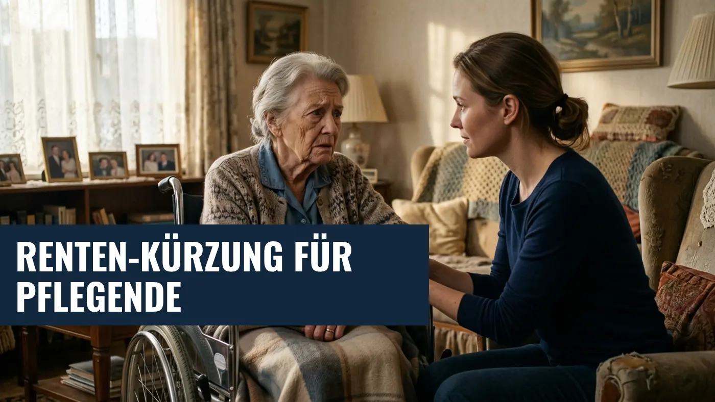 Pflegereform: Kürzung der Rentenpunkte für pflegende Angehörige geplant