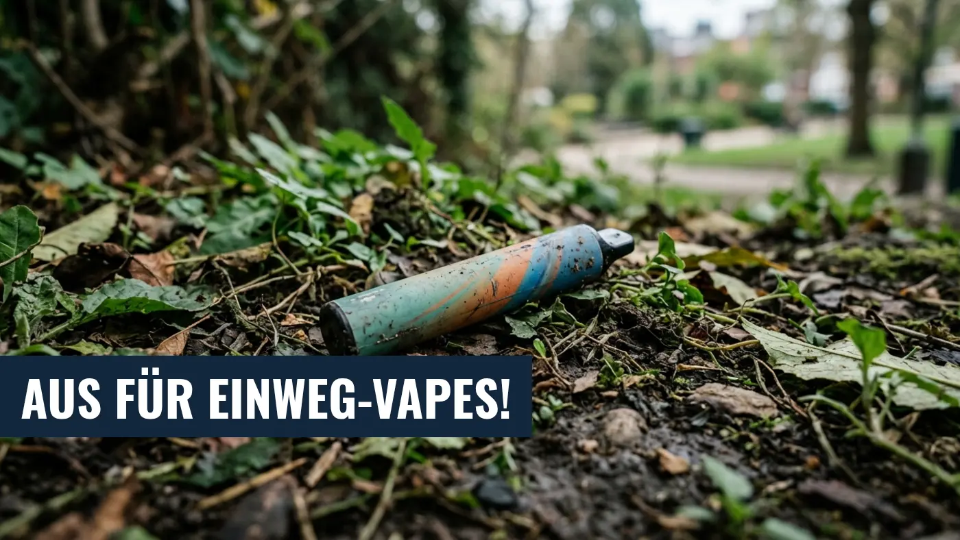 Verbot von Einweg-Vapes: Umweltminister kündigt neues Gesetz an