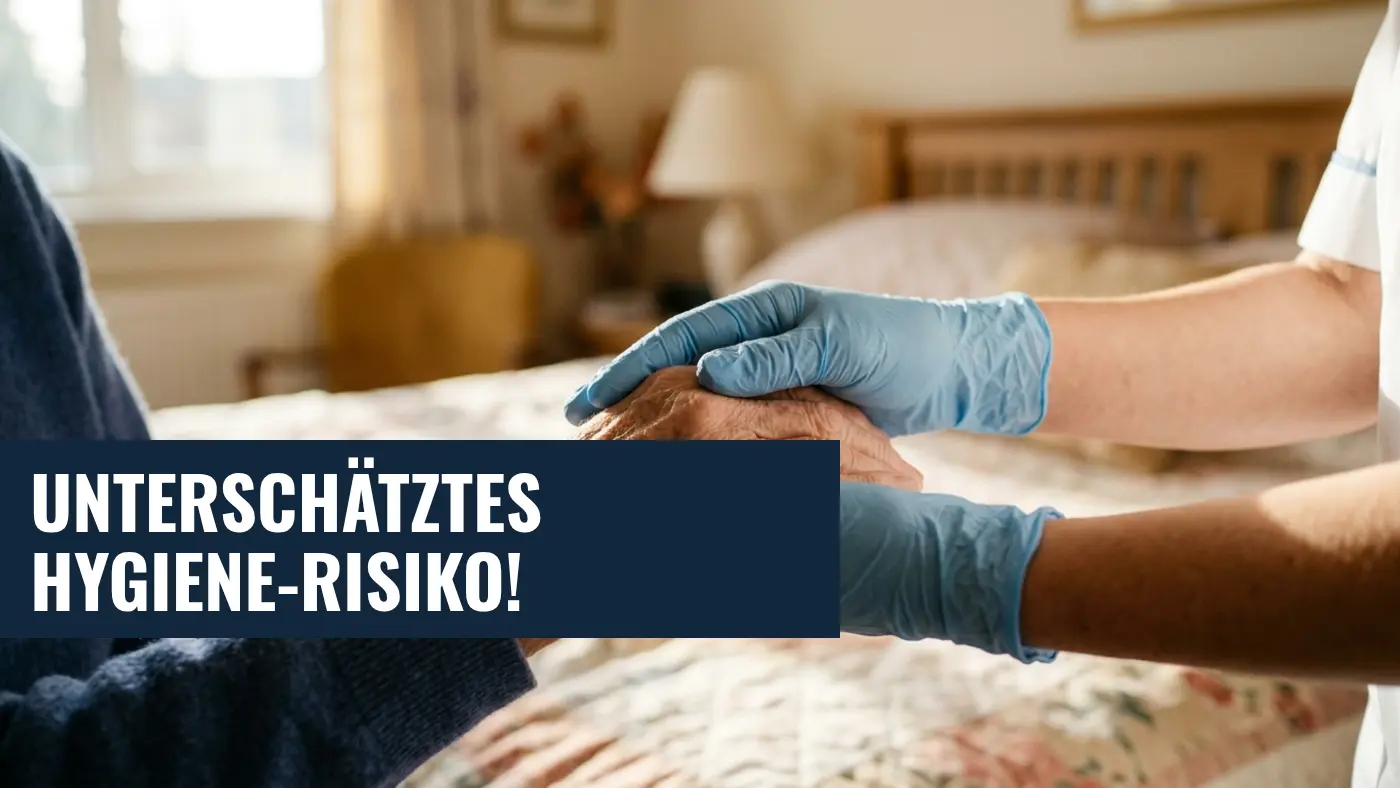 Hygiene in der häuslichen Pflege: Studie zeigt unterschätztes Risiko